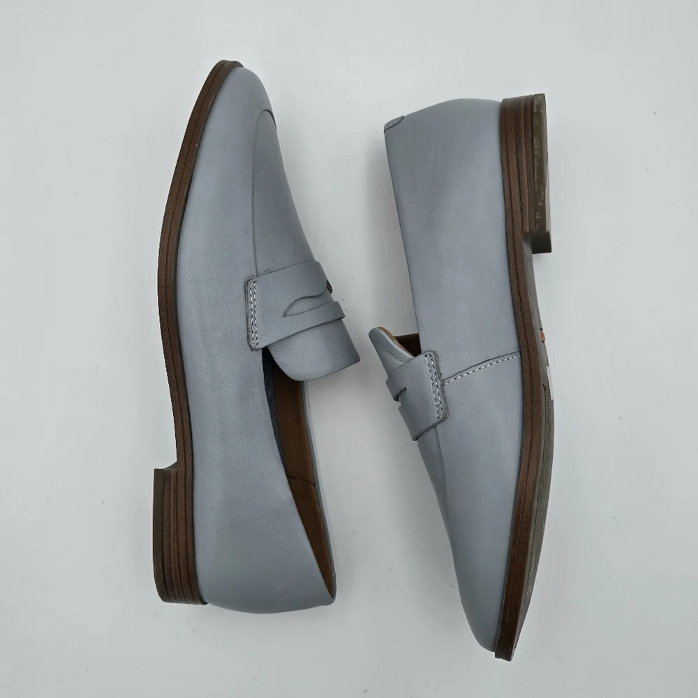 Rockport Women's Perpetua Classic Penny Loafer Blue Chambray CI5109, 8.5 - Picture 10 of 13